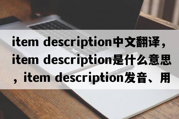 item description中文翻譯，item description是什么意思，item description發(fā)音、用法及例句
