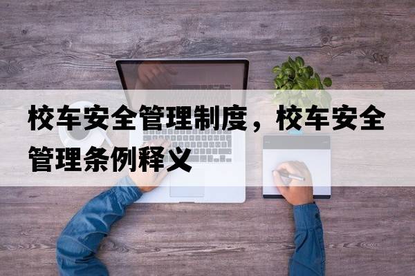 校車安全管理制度，校車安全管理條例釋義
