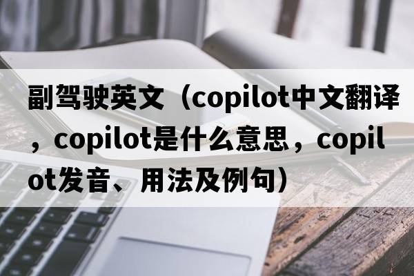 副駕駛英文（copilot中文翻譯，copilot是什么意思，copilot發(fā)音、用法及例句）