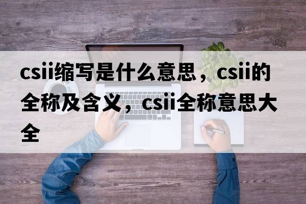 csii縮寫(xiě)是什么意思，csii的全稱及含義，csii全稱意思大全