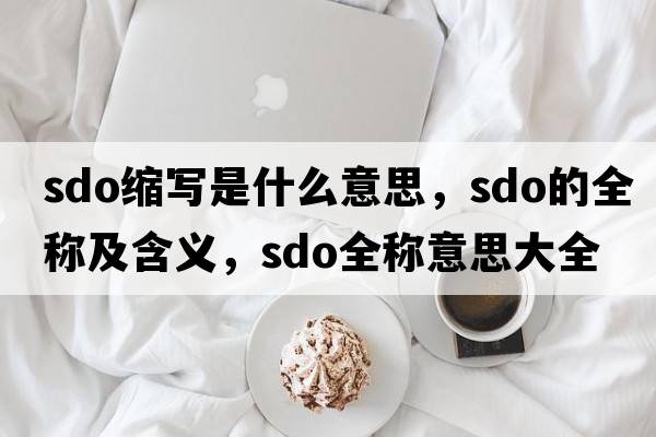 sdo縮寫是什么意思，sdo的全稱及含義，sdo全稱意思大全