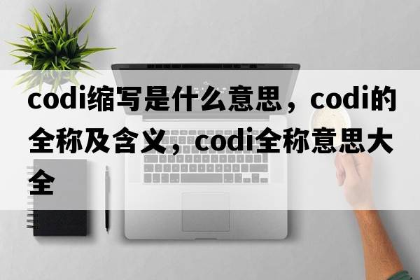codi縮寫是什么意思，codi的全稱及含義，codi全稱意思大全