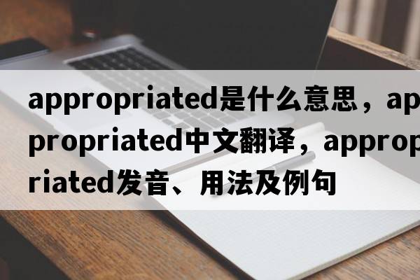 appropriated是什么意思，appropriated中文翻譯，appropriated發(fā)音、用法及例句