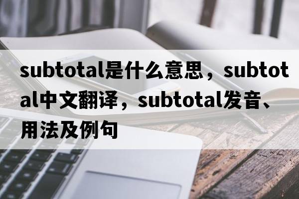 subtotal是什么意思，subtotal中文翻譯，subtotal發(fā)音、用法及例句