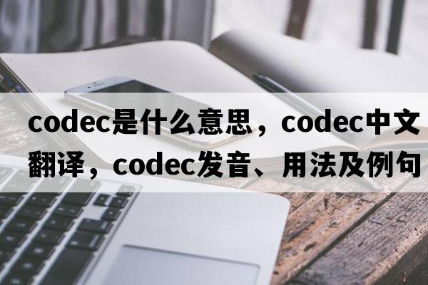 codec是什么意思，codec中文翻譯，codec發(fā)音、用法及例句