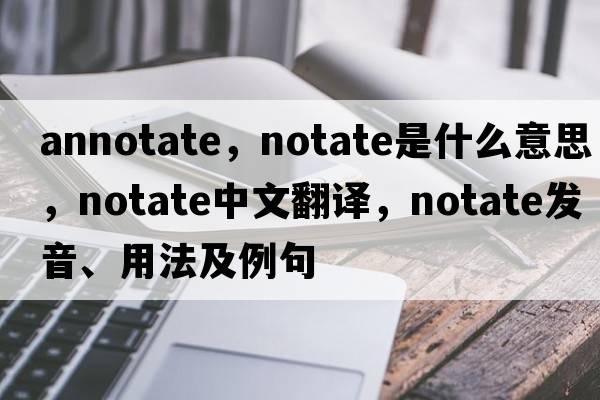 annotate，notate是什么意思，notate中文翻譯，notate發(fā)音、用法及例句
