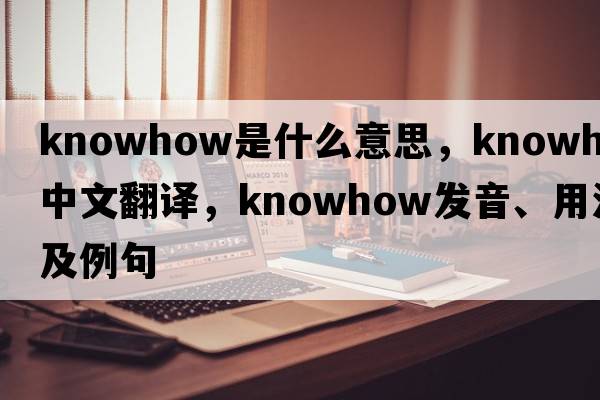 knowhow是什么意思，knowhow中文翻譯，knowhow發(fā)音、用法及例句