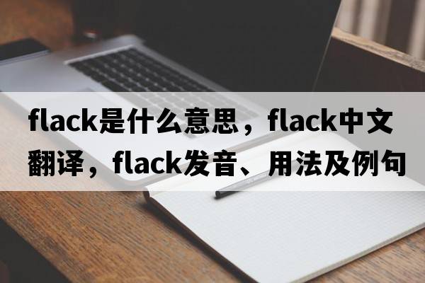 flack是什么意思，flack中文翻譯，flack發(fā)音、用法及例句