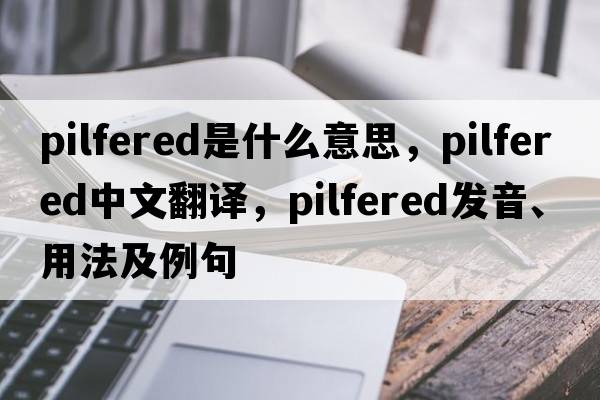 pilfered是什么意思，pilfered中文翻譯，pilfered發(fā)音、用法及例句