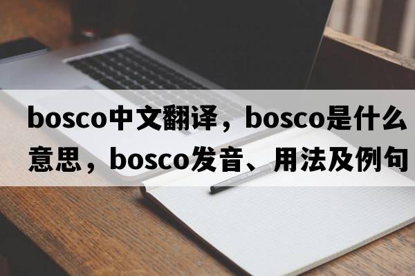 Bosco中文翻譯，Bosco是什么意思，Bosco發(fā)音、用法及例句