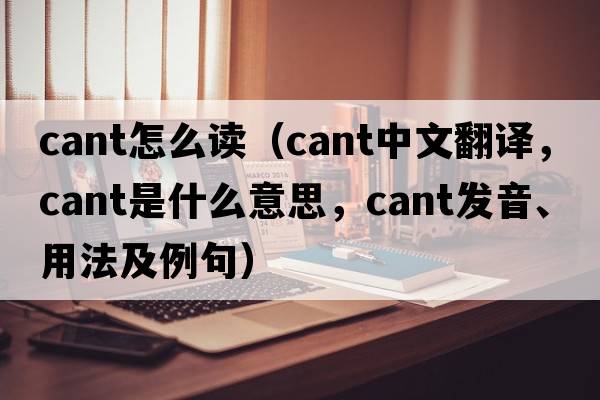 cant怎么讀（cant中文翻譯，cant是什么意思，cant發(fā)音、用法及例句）